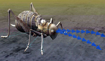 Lightwave insect model