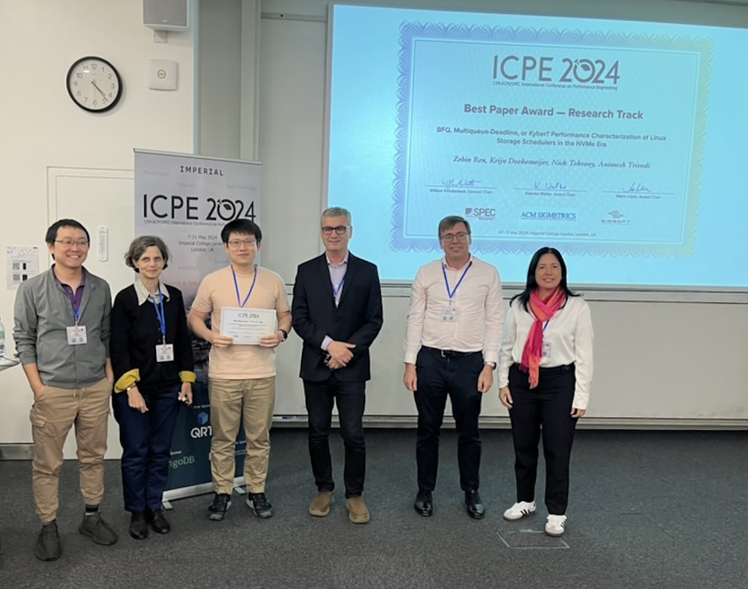 Winners of the Best Paper Research Track award